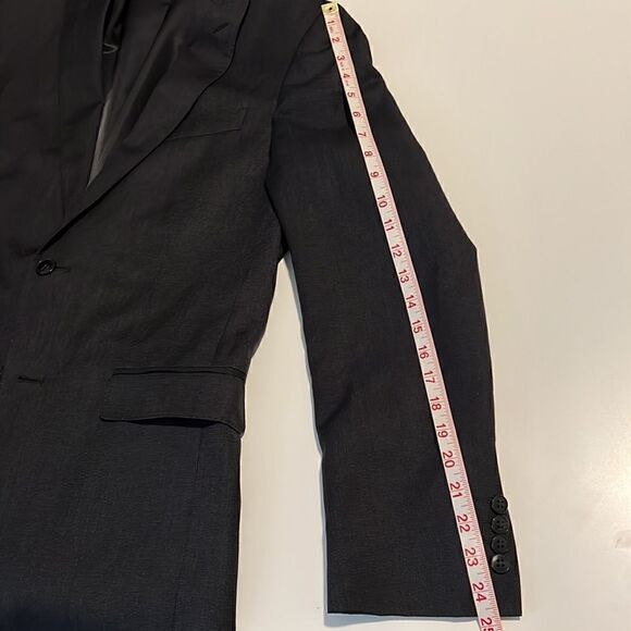 JF J Ferrar Black Slim Fit Dress Suit Jacket Men's Size Medium - Picture 10 of 10